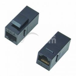 DATACOM Spojka panel UTP 2 x RJ45 (8p8c) Cat5e, priama, plast 4241