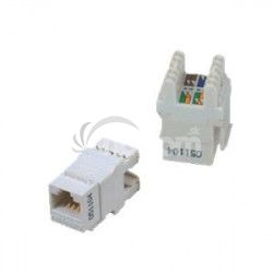 DATACOM UTP Keystone Cat6 biely Dual Slim zadnej zrez 4033