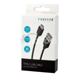 Dtov kbel Forever USB/USB-C 1m 1A ern T_0014092