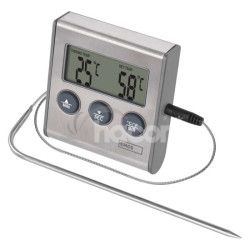 Digit�lny grilovac� teplomer s min�tkou, dr�tov� sn�ma� E2157 E2157