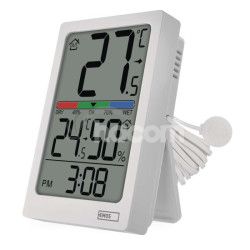 Digit�lny teplomer s vlhkomerom, dr�tov� sn�ma�, bud�k E0558P E0558P