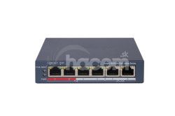 DS-3E1106P-EI/M 4x100Mb PoE+2x100Mb RJ45, smart switch, 45W