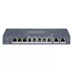 DS-3E1310HP-EI 8x100Mb PoE+2x100Mb RJ45, smart switch, 110W