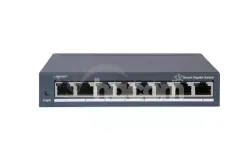 DS-3E1508-EI 8x Gb port RJ-45; bez PoE, smart switch