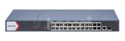 DS-3E1526P-EI/M 24xGb PoE+1x Gb RJ-45+1xSFP, smart switch, 230W