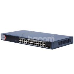 DS-3E1528P-EI/M 24xGb PoE+2x Gb RJ-45+2xSFP, smart switch, 230W
