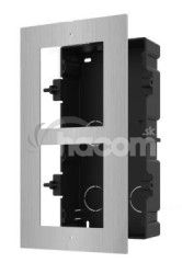 DS-KD-ACF2/S panel pre mont pod omietku pre 2 moduly, nerez