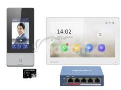 DS-KIS902-S IP sada DS-KV9503-WBE1, DS-KH6350-WTE1, switch, SD