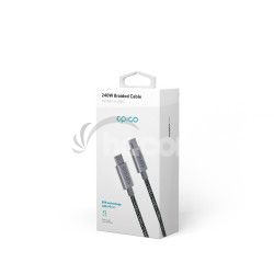 Epico 240W USB-C na USB-C opleten kbel 2m 9915141300019