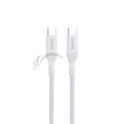 Epico Braided PD Cable 1,2 m USB-C to USB-C - biela 9915141100002