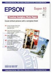 EPSON A3 +, Premium Semigloss Photo Paper (20list) C13S041328