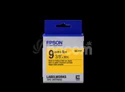 Epson Label Cartridge Pastel LK-3YBP Black/Yellow 9mm (9m) C53S653002