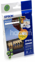 EPSON Premium Semigloss Photo Paper, 100x150 mm, 50x C13S041765