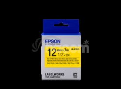 Epson Tape Cartridge LK-4YBVN Vinyl, Black/Yellow 12mm / 7m C53S654042