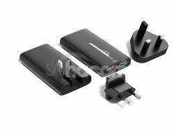 ER POWER Dual Travel Slim Charge 67W  USB-C/USB-A ERPW67G1C1AST-BK