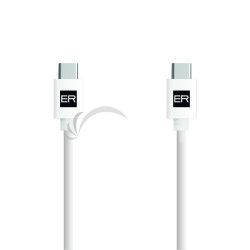 ER POWER kbel USB-C/C 3A 60W 200cm biely ERPWCC3A200-WH