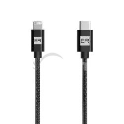 ER POWER kbel USB-C/Lightning 200cm biely ERPWCL200WH