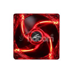 EVOLVEO ventiltor 120mm, LED erven FAN 12 RED