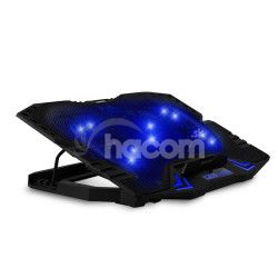 EVOLVEO Ania 5, chladiace podstavec pre notebook, modr� podsvietenie ANIA5