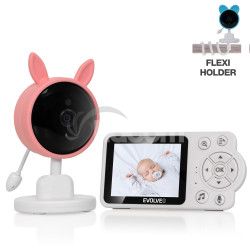 EVOLVEO Baby Monitor N3, dtsk video-opatrovateka, Ruov CAM-3P