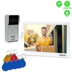 EVOLVEO DoorPhone 10-2W - 2 drtov videotelefn s aplikciou 32GB pamou DP-10-2-W