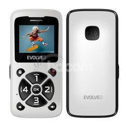 EVOLVEO EasyPhone ID, mobiln telefn pre seniorov, biela EP-400-IDW