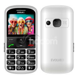 EVOLVEO EasyPhone XS, mobiln telefn pre seniorov, biely EP-570-XS-WH