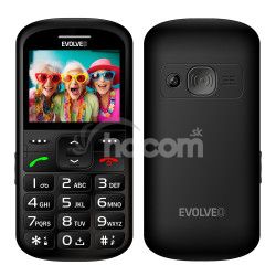 EVOLVEO EasyPhone XS, mobiln telefn pre seniorov, ierny EP-570-XS-BK