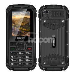 EVOLVEO StrongPhone Q1, vodotesn odoln Dual SIM telefn, ierny SGP-Q1-BK