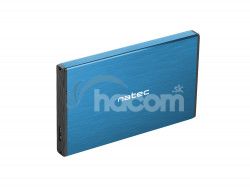 Extern box pre HDD 2,5 "USB 3.0 Natec Rhino Go, modr, hlinkov telo NKZ-1280
