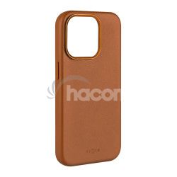 FIXED MagLeather ko�en� kryt iPhone 15PM hned� FIXLM-1203-BRW