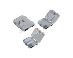 FTTH Box mal�, 8xSC, LC, E2000, plast, IP65