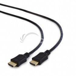 GEMBIRD kbel HDMI-HDMI 1,8m, 1.4, M / M tienen, pozlten kontakty, CCS, ethernet, ierny CC-HDMI4L-6
