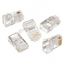 GEMBIRD Modular plug 8P8C for CAT5, UTP, 100 pcs LC-8P8C-001/100