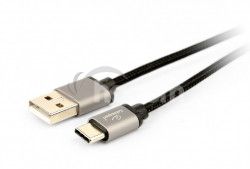 GEMBIRD oplietan USB-C - USB 2.0, M / M, 1,8 m, ierny CCB-mUSB2B-AMCM-6