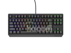 Genesis hern klvesnica THOR 230/TKL/RGB/Outemu Red/Drtov/US/ierna/Drtov USB/US layout/ierna NKG-2077