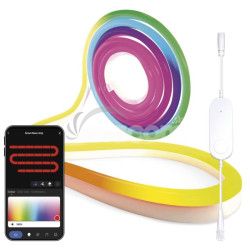 GoSmart Flexibiln LED psik NEON biely, 5 m, 33 W, RGBIC stmievaten, WiFi ZPW513I