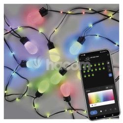 GoSmart LED sveteln reazec  15 prty iarovky, 15 m, vonkajie aj vntorn, RGBIC WiFi ZIW17FR