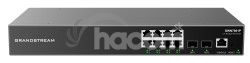 Grandstream GWN7801P Managed Network PoE Switch 8 1Gbps portov s PoE, 2 SFP portami GWN7801P