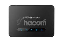 Grandstream HT812 (ATA), 2x FXS, 2 SIP ty, 1x Gbit LAN, NAT router, 3-cestn konf., auto-provis. HT812