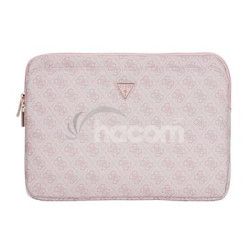 Guess PU 4G Triangle Logo Obal pre Notebook 14" Pink 3666339310295