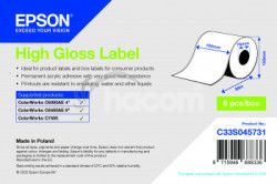 High Gloss Label Cont.R, 102mm x 58m C33S045731