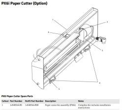 Honeywell Cutter Assy for EasyCoder PX6i ((Expect Longer Lea 1-040564-900