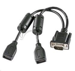 Honeywell VM3 USB Y CABLE - D15 MALE TO TWO USB TYPE A PLUG VM3052CABLE