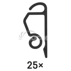 Hook for Christmas lights, outdoor and indoor 25ks DCH003