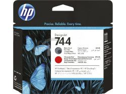 HP 744 Tlaov hlava, ierna a erven, F9J88A F9J88A