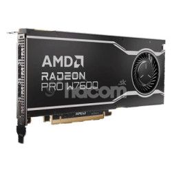 HP AMD RdnP W7600 8GB 4DP GFX 8D6B9AA