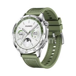 Huawei Watch GT 4/46mm/Silver/Elegant Band/Green PHOINIX-B19W