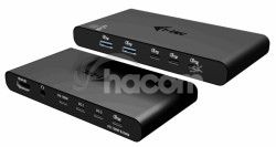 i-tec KVM Docking Station HDMI pre 2 hosty, Power Delivery 2x 100W C31KVMHDMIDOCKPD