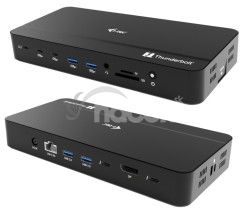 i-tec Thunderbolt 5 Triple Display Docking Station, M.2 slot, 6x USB, 2.5 GLAN, Power Delivery 140W TB5TRIPLEDOCKM2PD